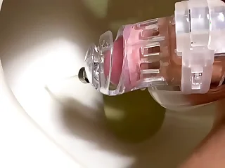 Peeing with sounding chastity